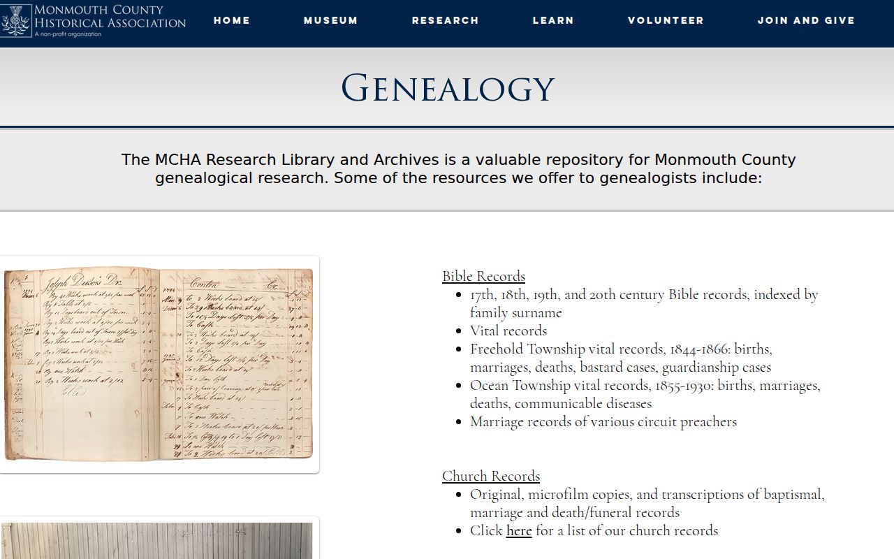 Howell city directory research resources for obituary, cemetery, church, and local collections